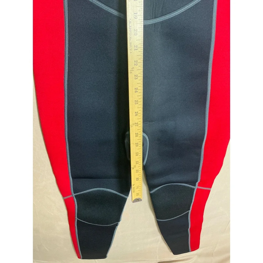 Hevto Kids Wetsuit 3mm Neoprene Full Body Youth Size 16 Black Red Swimming Surf‎
